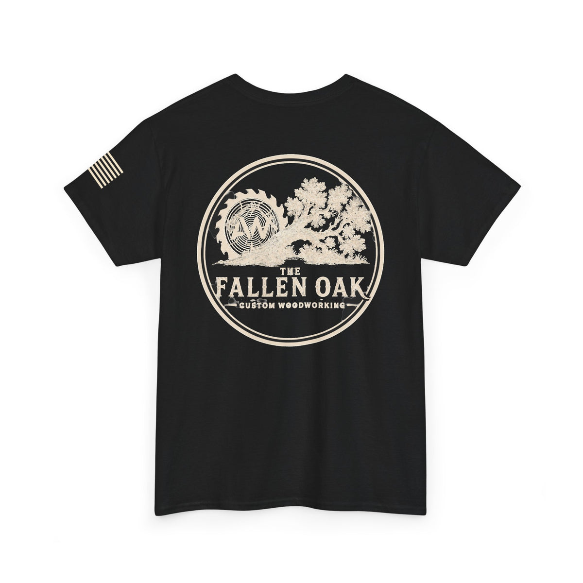 The Fallen Oak Premium Circle Logo Tee