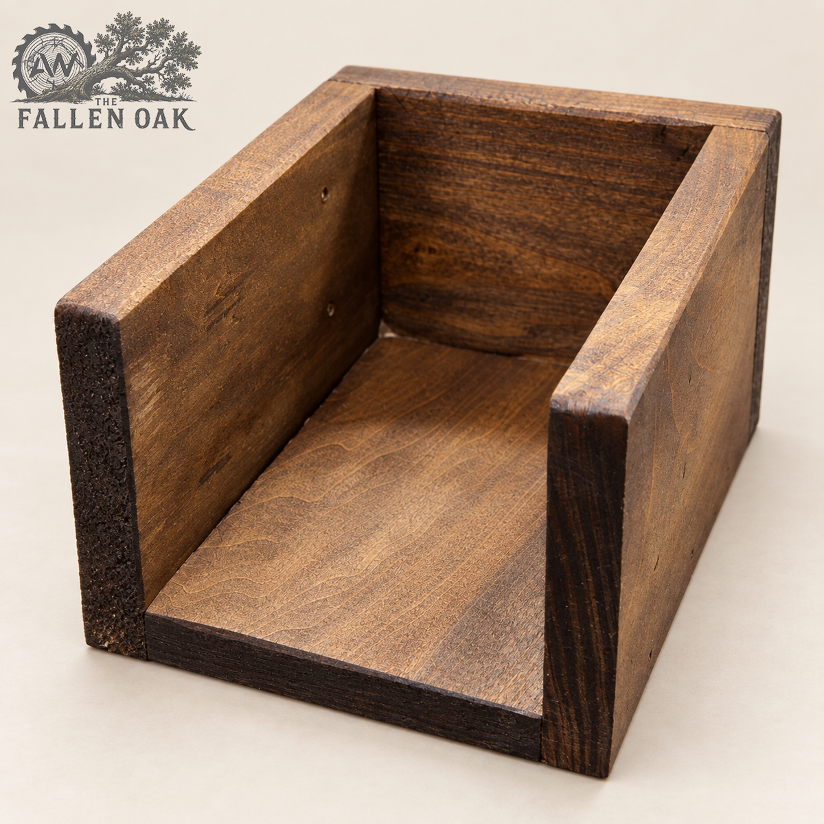 Wood 4×6 Fanfold Shipping Label Holder & Organizer